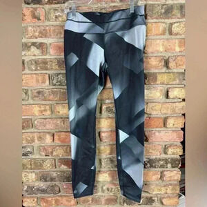 Athleta Gray Ombré Print Leggings M